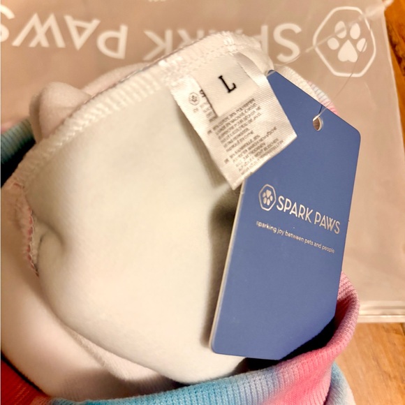 Spark paws Dog Tie dye Hoodie - Picture 8 of 10
